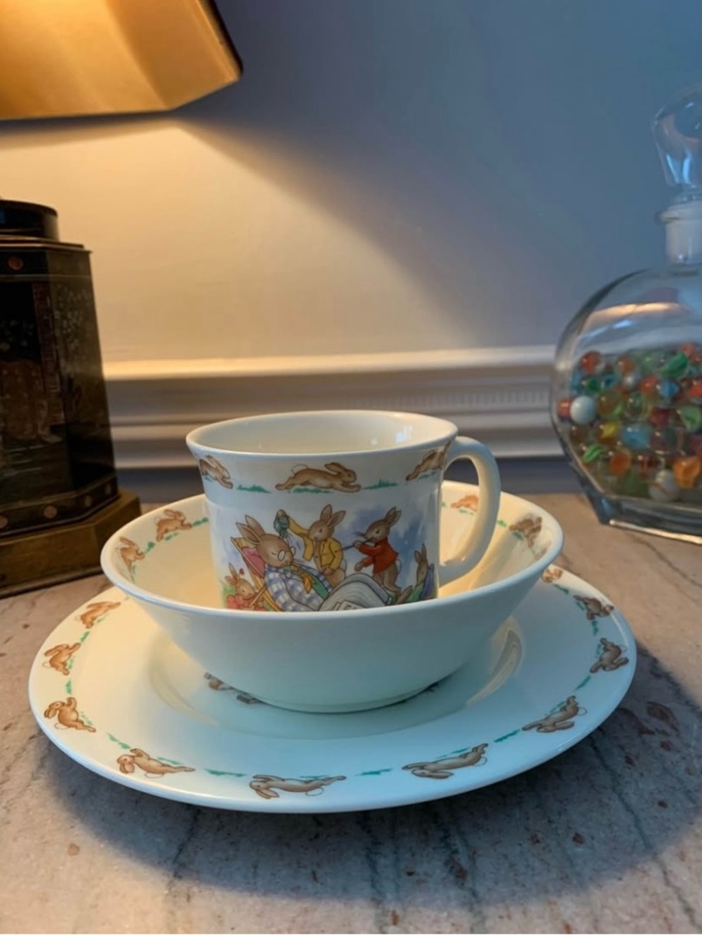 Vintage Royal Doulton Bunnykin’s Children's Dinnerware Set